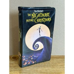 The Nightmare Before Christmas Halloween VHS Cassette Tape-Clamshell FAST SHIP